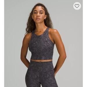 Lululemon Athletica Invigorate Training Tank Top.  Gray and white size 6.